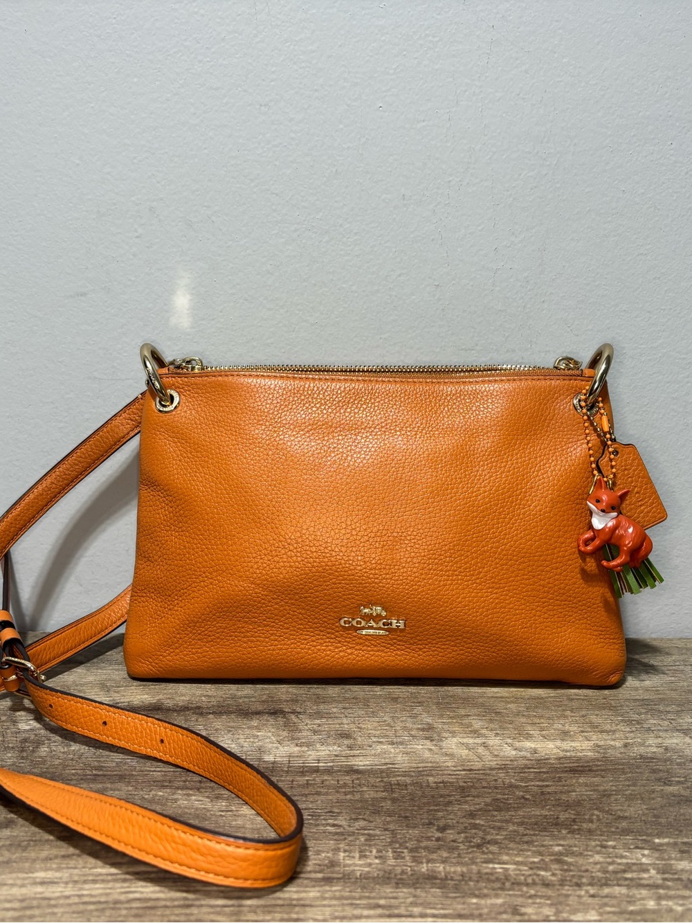 Coach Orange Mia Crossbody Bag